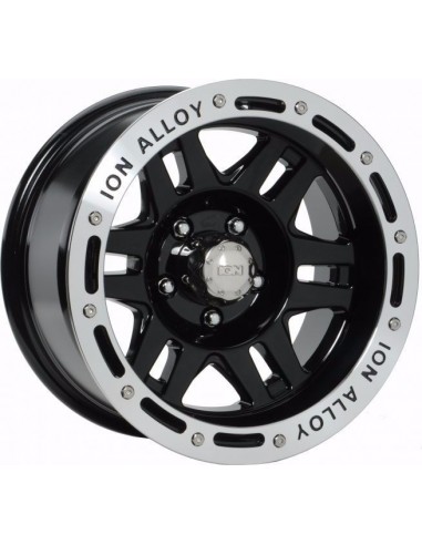 Llanta Ion Alloy 133 Black Machined...